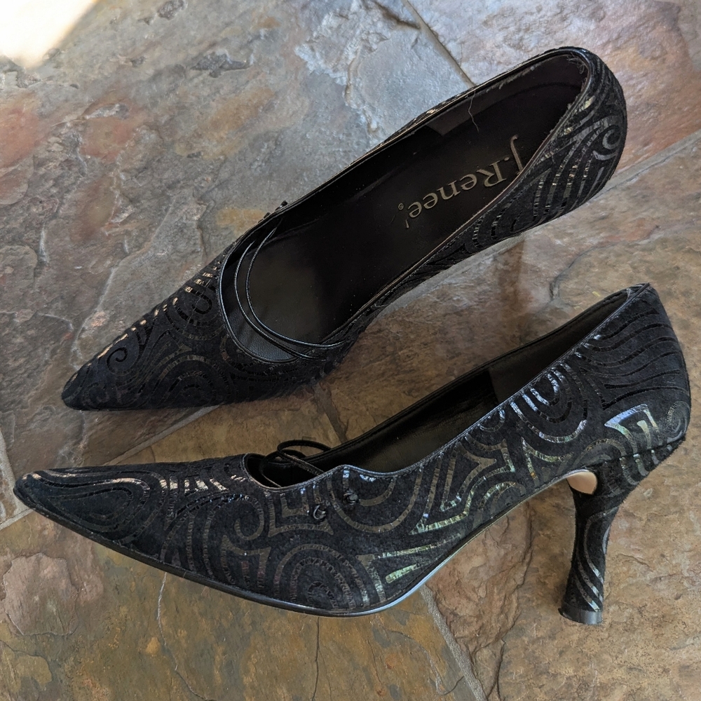 Y2K does 1950's POINTY TOE HEELS 8